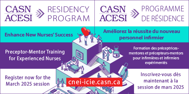 CASN Nurse Residency Program | Programme de résidence pour infirmières et infirmiers, de l’ACESI